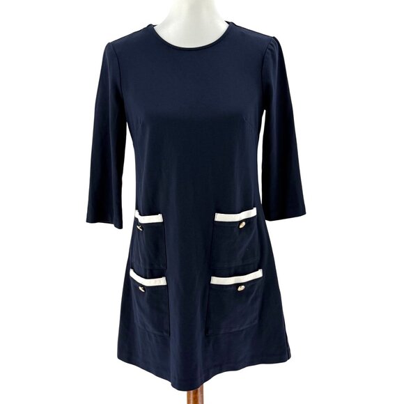 Eliza J Dresses & Skirts - Eliza J Womens Navy Dress With Pockets Size 6